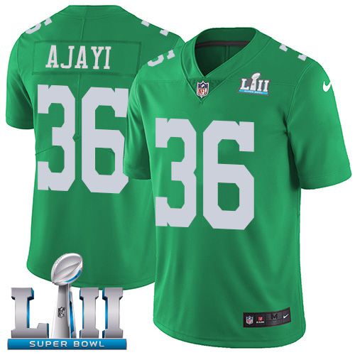 Men Philadelphia Eagles #36 Ajayi Dark green Limited 2018 Super Bowl NFL Jerseys->women nfl jersey->Women Jersey